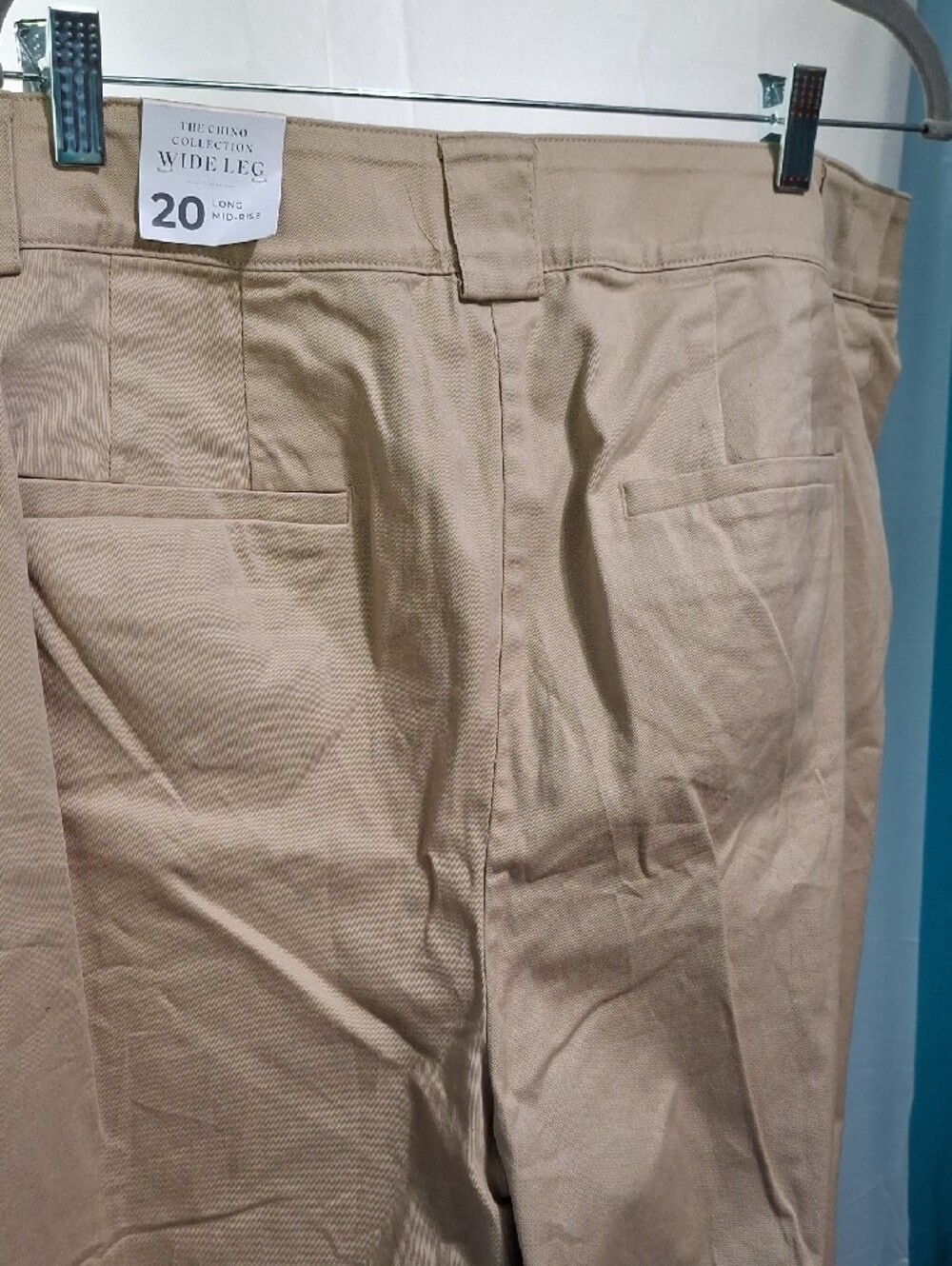 Lane Bryant Wide-Leg Chino Pants 20L Nwt - Picture 4 of 6